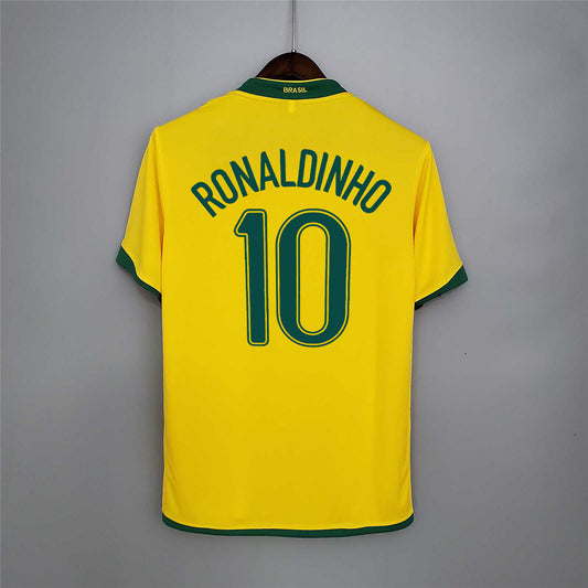 Brazil 2006 Ronaldinho Jersey Home