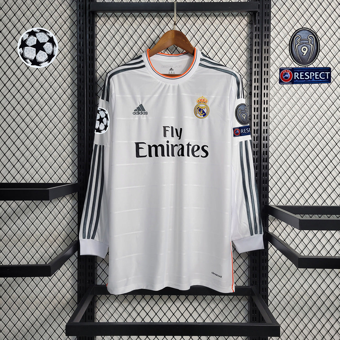 Real Madrid 2013/14 Ronaldo Home Long Sleeve