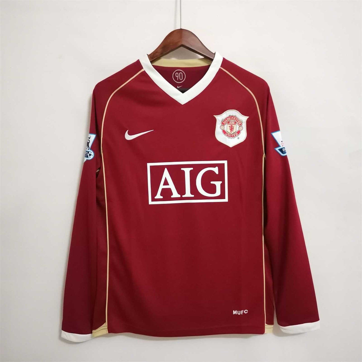 Manchester United 2006/07 Ronaldo Home Long Sleeve