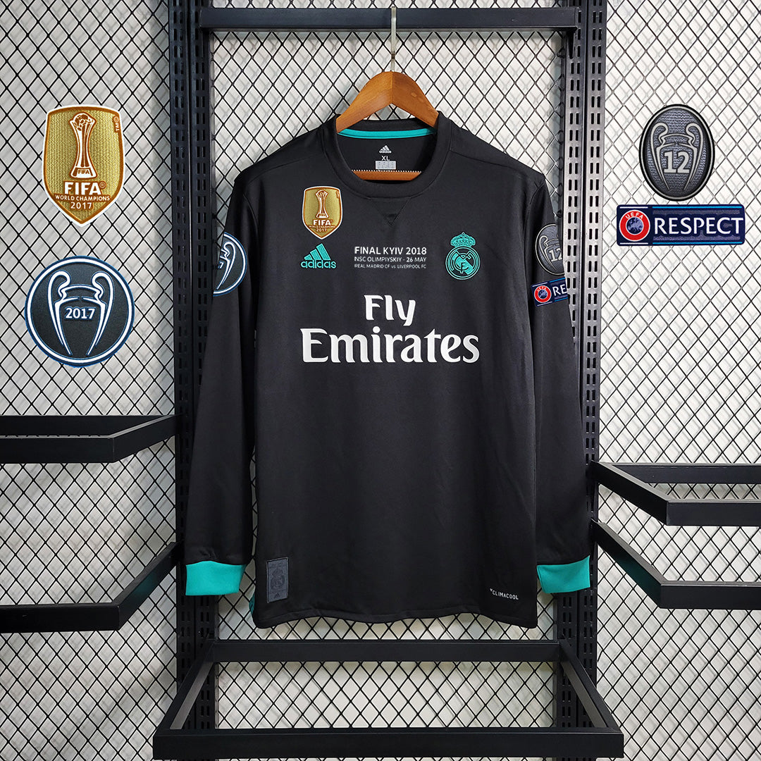 Real Madrid 2017/18 Ronaldo Away Long Sleeve