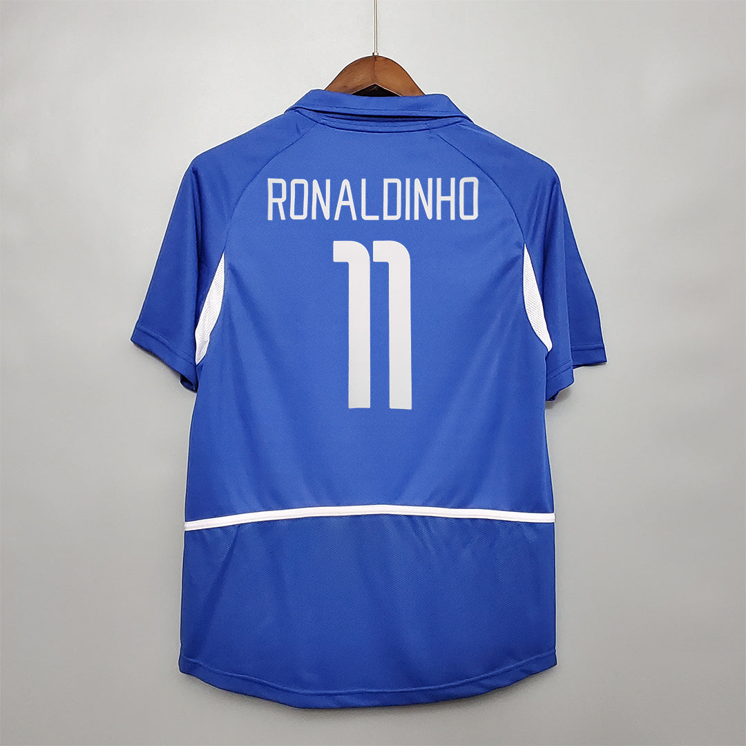 Brazil 2002 Ronaldinho Away