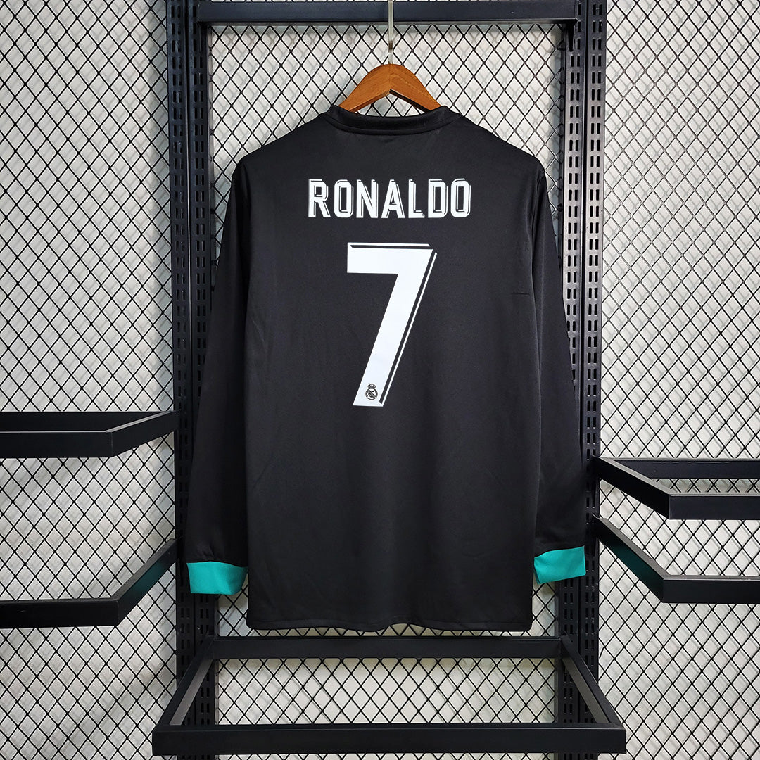 Real Madrid 2017/18 Ronaldo Away Long Sleeve