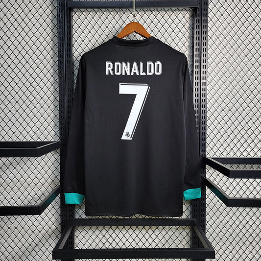 Real Madrid 2017/18 Ronaldo Away Long Sleeve